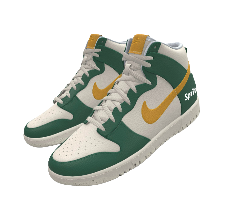Sprite - Nike Dunk High Tops